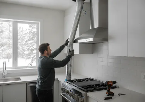 Range Hood & Chimney Hood Installation in Kitchener